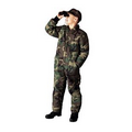 Kids' Woodland Camouflage Insulated Coveralls (XS to XL)